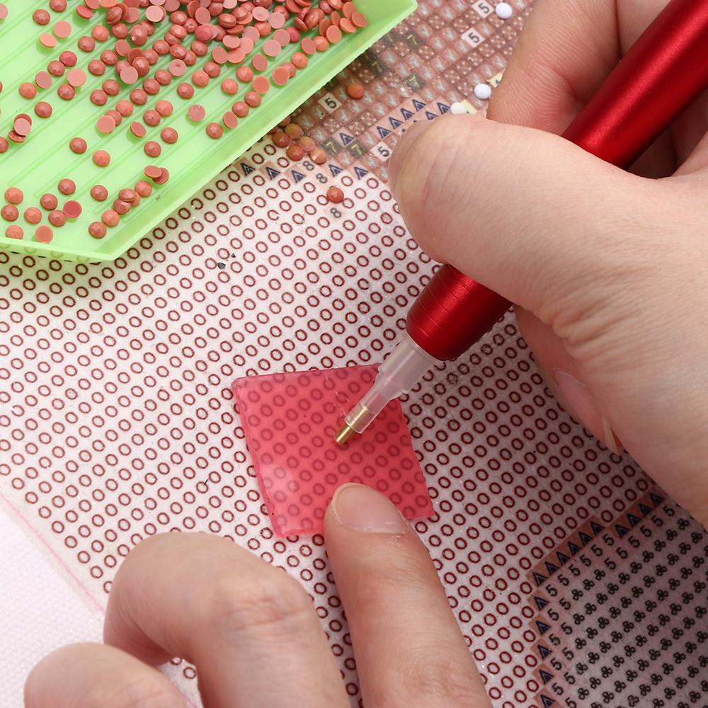 LEILY Bút Đính Kim Cương Giả Hình Sâu Bướm 5D