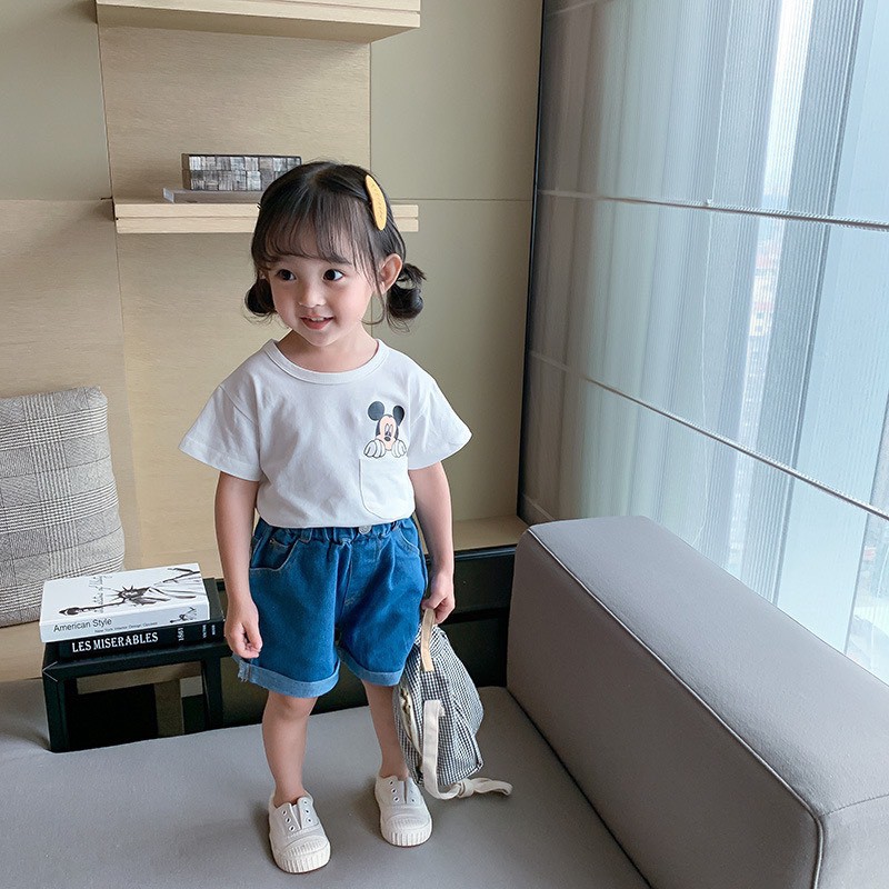 QUẦN SHORT BÒ CHO BÉ TRAI BÉ GÁI 8-18kg (HN 46)