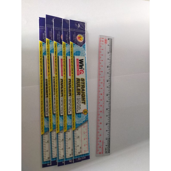 1 Cây Thước Kẻ 20 Cm