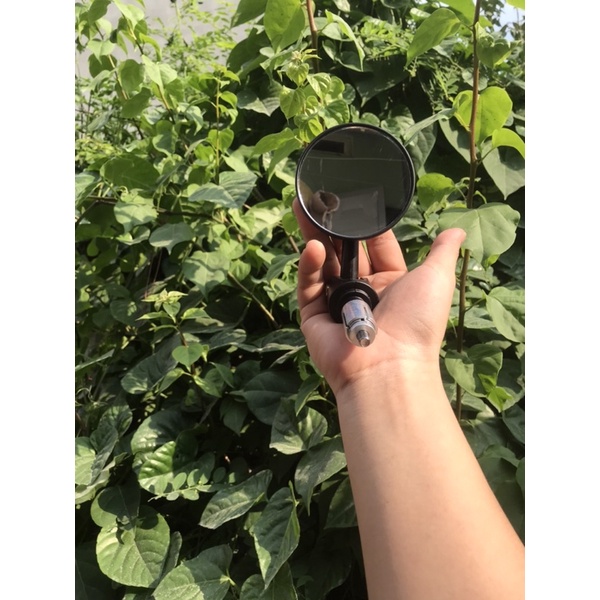 Gương tròn riroma gắn chân gương xoay gập gọn