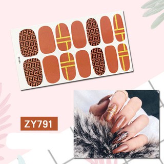 [Hàng mới về] Nhãn dán móng tay 3D dùng trang trí móng tay độc đáo