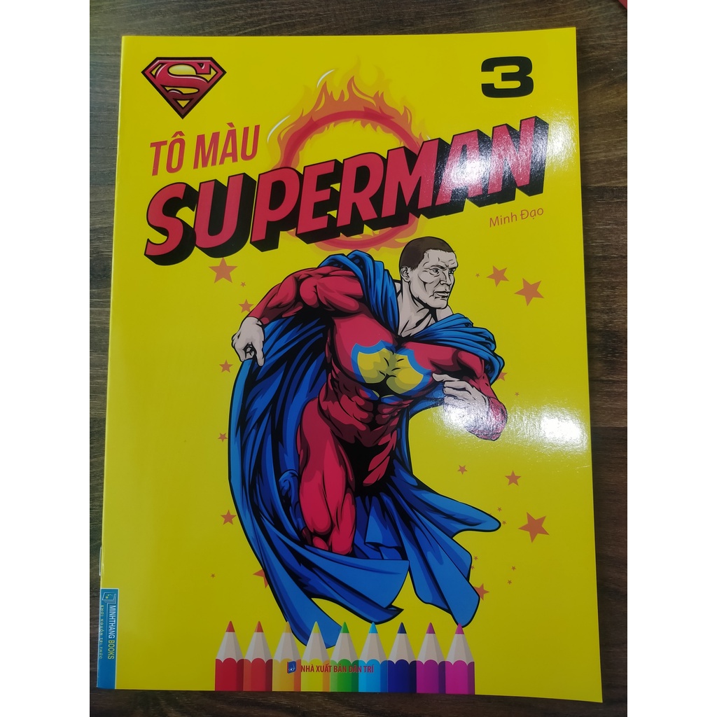 Sách - Combo tô màu SUPERMAN (5 cuốn)
