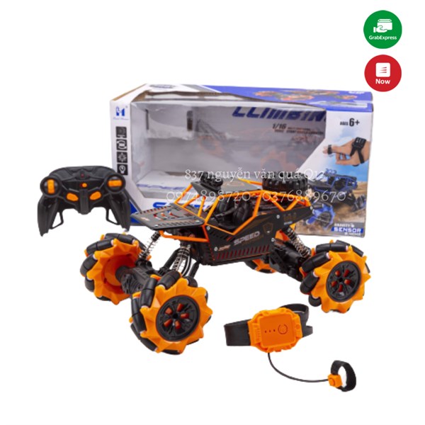 Hộp đồ chơi xe địa hình điều khiển cảm ứng tay cho bé  LH-C015A