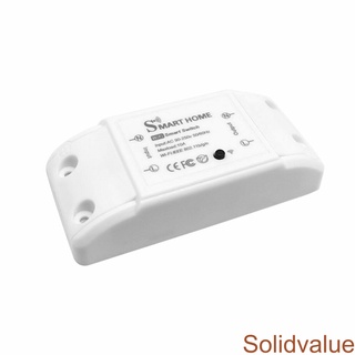 Tuya wifi smart switch 2 4ghz wireless remote control breaker 10a 2200w timer relay switch module