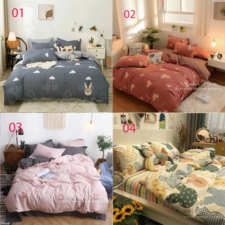 [DÀNH CHO NỆM CAO] BỘ 5 MÓN CHĂN GA GỐI POLY COTTON NHIỀU MẪU MỚI NHẤT