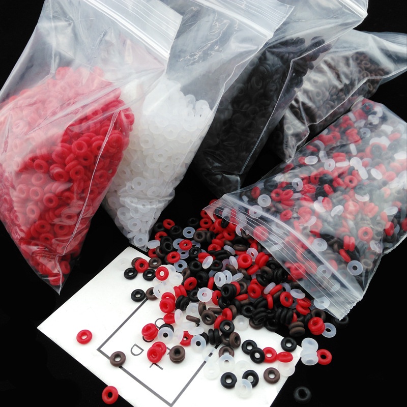 (10 cái)Vòng đệm silicon, Nguyên liệu làm vòng tay handmade