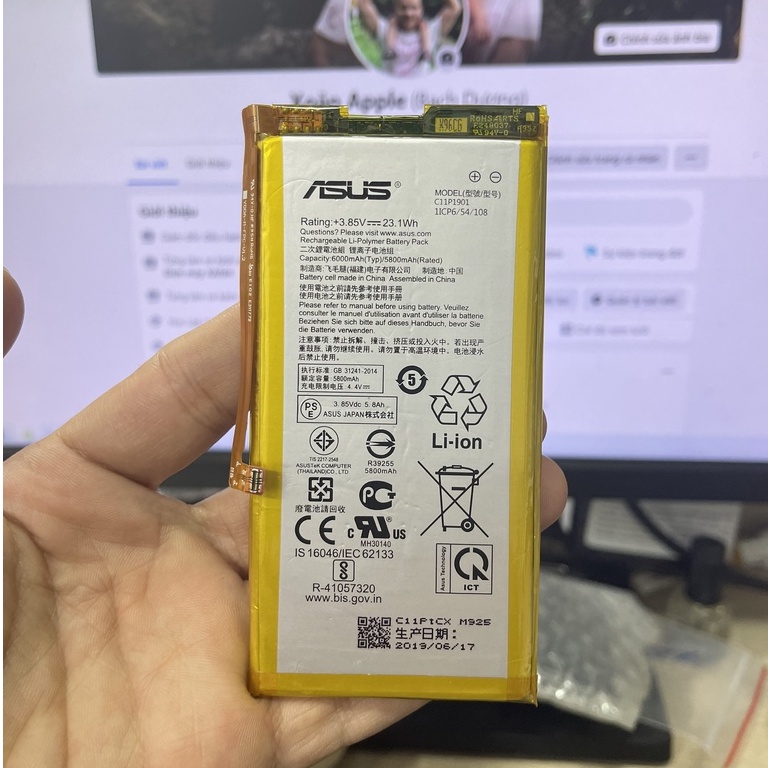 Pin Zin asus rogphone 2