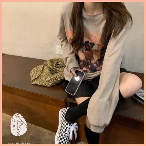 [Hàng Cao Cấp Loại 1 + Ảnh Thật] Áo Thun Be Nâu Dài Tay Hot Trend Cendy Clothing Trẻ Trung Năng Động - CD072 | BigBuy360 - bigbuy360.vn