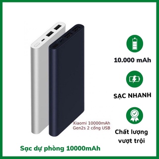 Sạc Dự Phòng Xiaomi Type- C gen 3 pro 10000mAh – Hỗ trợ sạc hai cổng USB Bảo Hành 06 Tháng