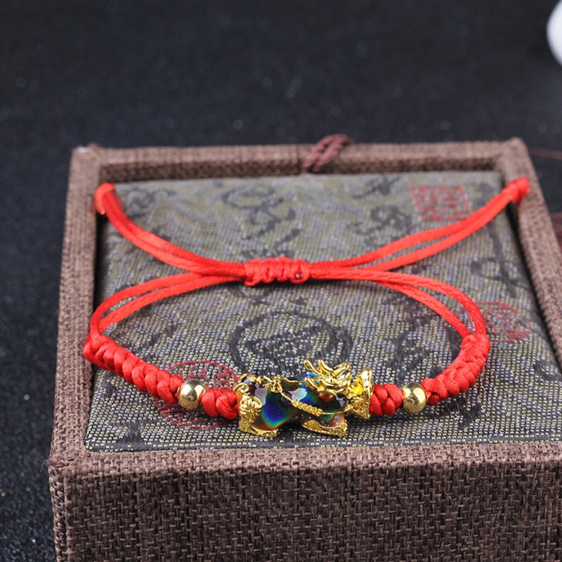 Vòng Tay Dây Xích Thay Đổi Màu Sắc Theo Nhiệt Độ Pi Xiu Thời Trang Cho Nữ