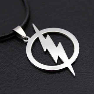 Dây chuyền da mặt logo The Flash logo