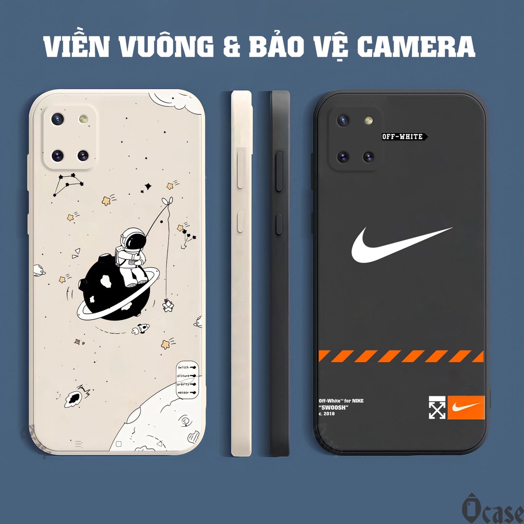 Ốp lưng Samsung Note 10 Lite in hình Nasa vũ trụ  cạnh viền vuông có bảo vệ camera