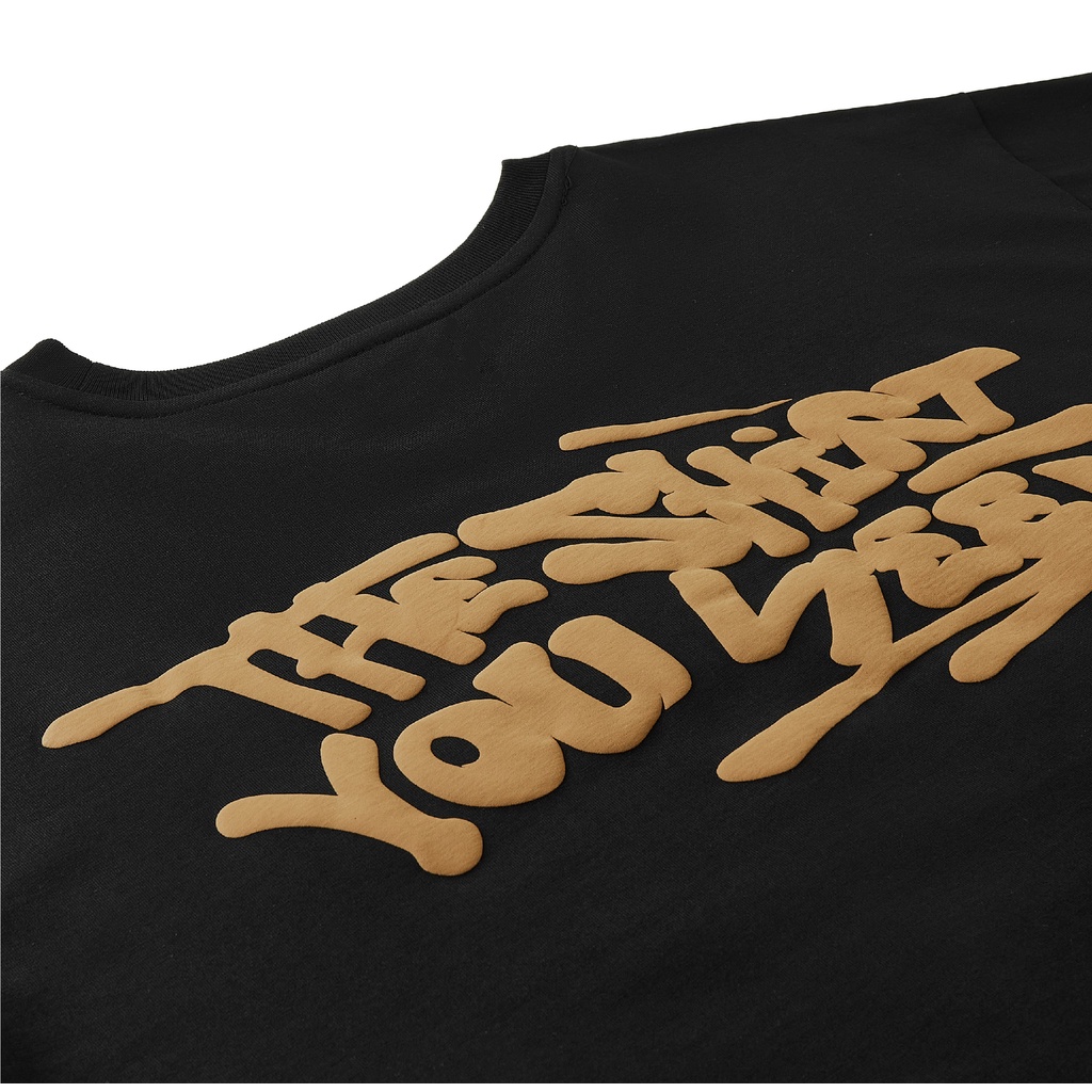 Áo Thun TSUN Logo - Đen -  - In Nổi