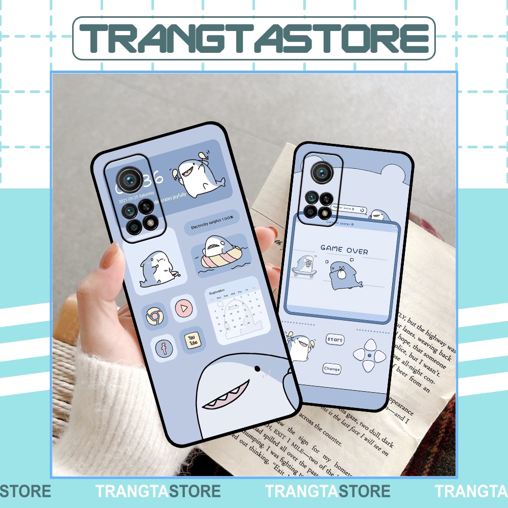 Ốp Xiaomi Mi 10T Pro / Mi 10T Pro 5G in hình nền cá mập đáng yêu giá rẻ