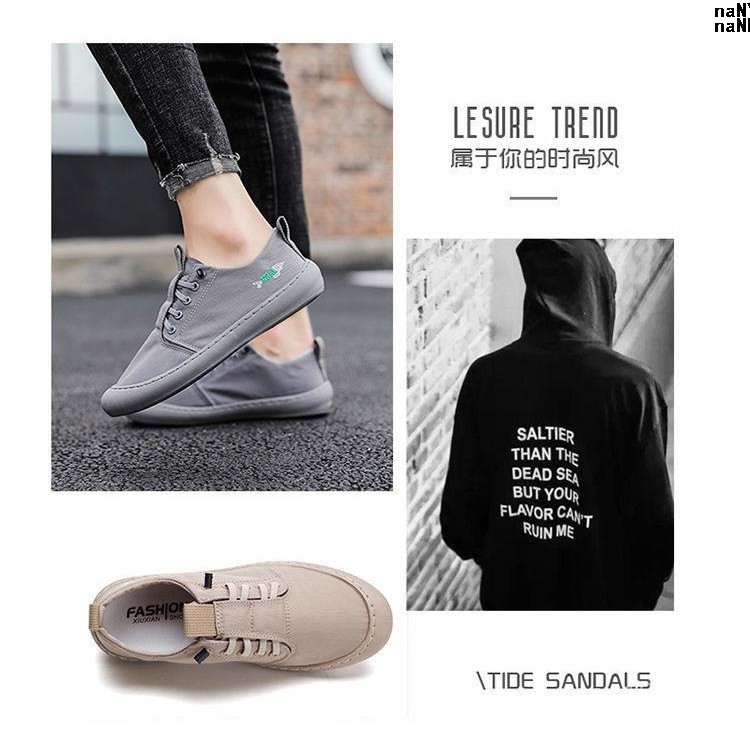 Giày vải canvas thoáng khí thời trang mùa hè cho nam | BigBuy360 - bigbuy360.vn