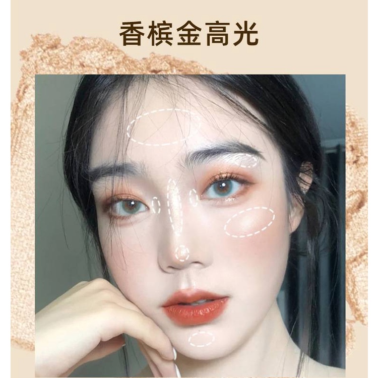 Bảng phấn bắt sáng tạo khối lấp lánh cho mũi | BigBuy360 - bigbuy360.vn
