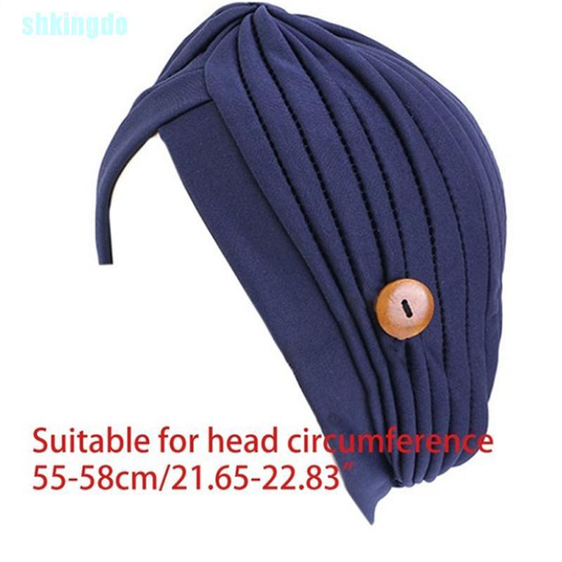 Mũ Turban Có Nút Cài Bảo Vệ Tai Cho Người Lớn Mới