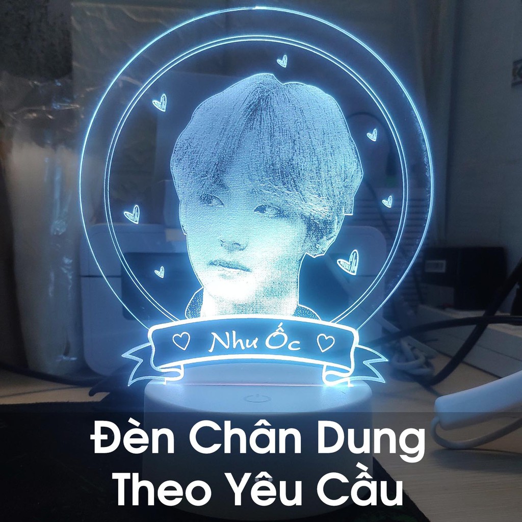 Đèn 3D Khắc Theo Yêu Cầu