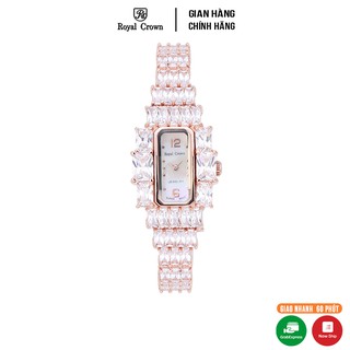 Đồng Hồ Nữ Chính Hãng Royal Crown 3612 Jewerry Rose Gold