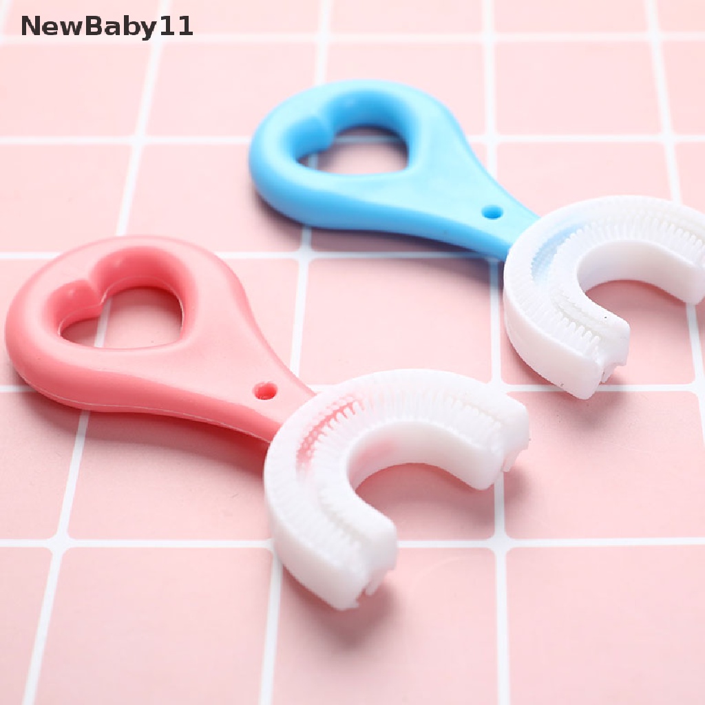 Bàn Chải Đánh Răng Silicone Hình Chữ U Cho Bé
