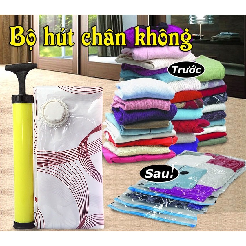 Túi Hút Chân Không Quần Áo Kèm Bơm Tay