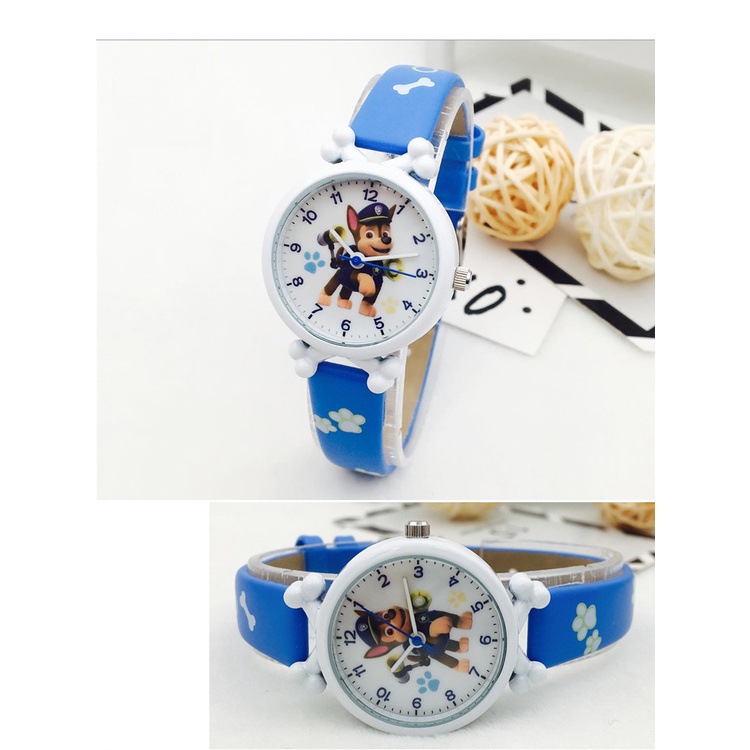 Đồng hồ đeo tay chống thấm nước họa tiết hoạt hình Paw Patrol dành cho trẻ em