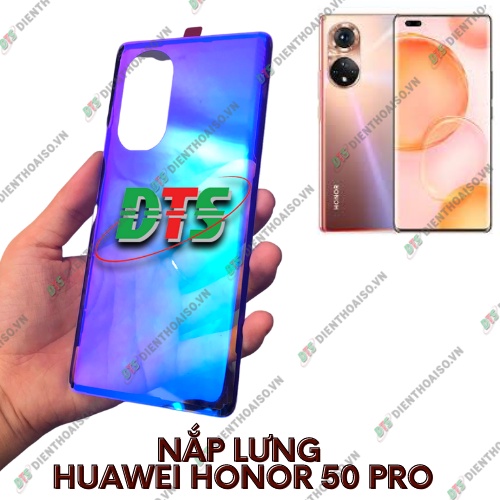 Nắp lưng huawei honor 50 pro trong suốt ánh xanh