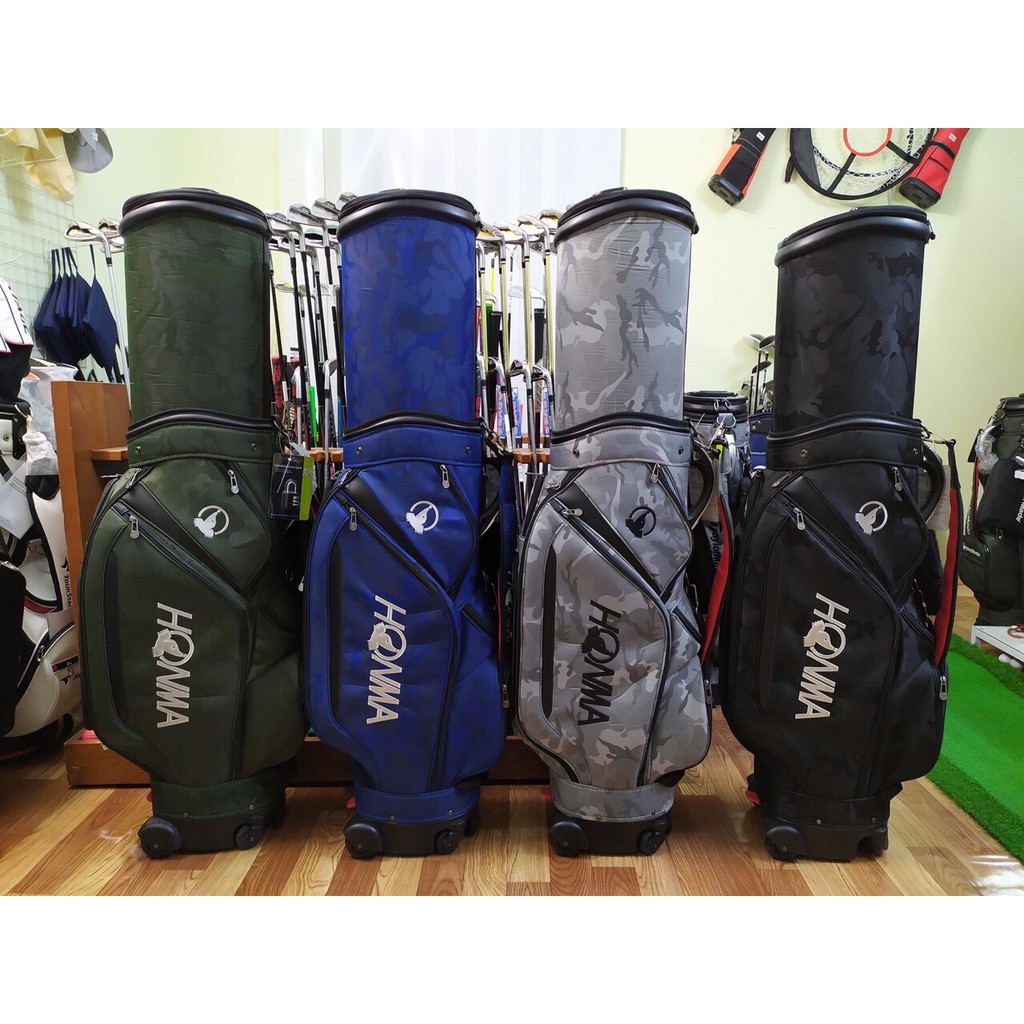 [GIÁ SỐC] Túi gậy bánh xe Honma 3 in 1...đi máy bay, Túi golf Honma bánh xe