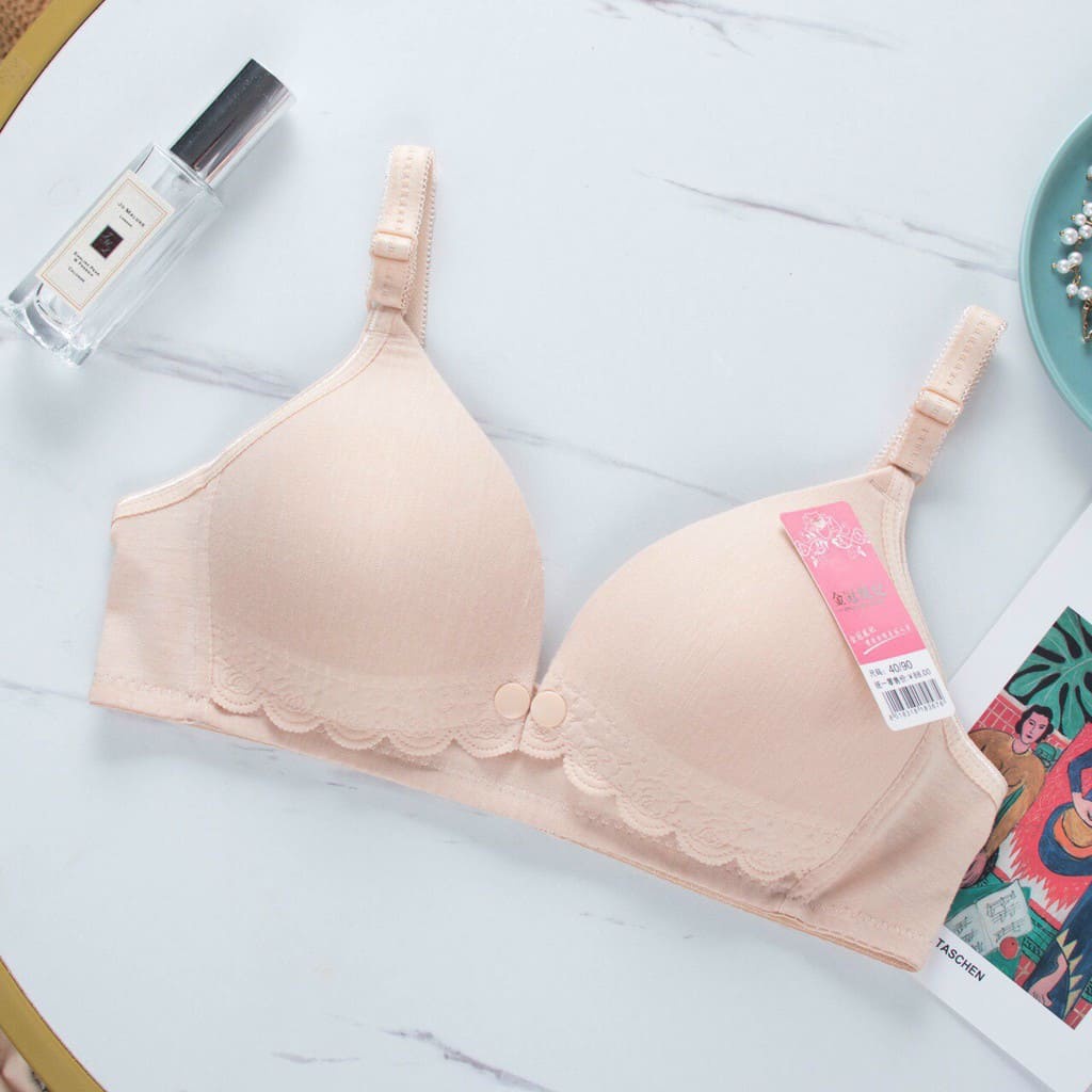 Áo Lót Bầu Và Sau Sinh Mở Cúc Cho Con Bú Tiện Lợi Chống Chảy Xệ, Đồ Lót Chip Bà Bầu HN1608 Honey Mommy