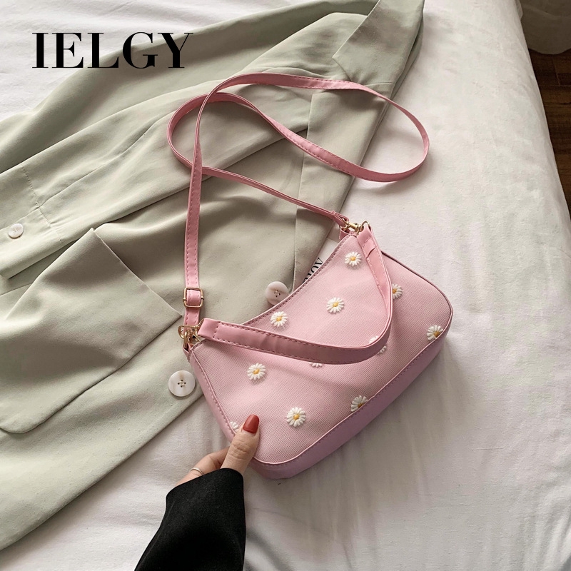 Túi đeo vai họa tiết hoa phong cách Hàn Quốc trẻ trung thời trang