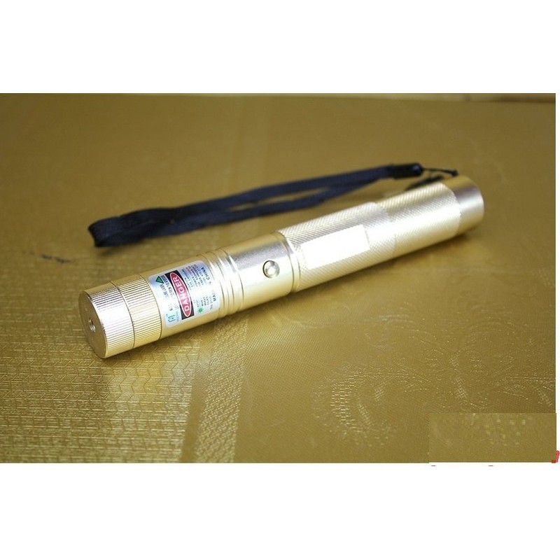 Đèn pin laser 303 vỏ vàng