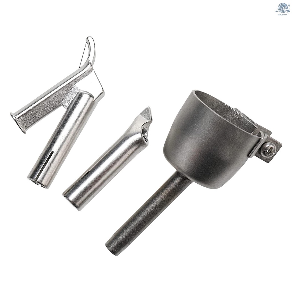 Bộ 3 đầu phun hàn tốc độ cách nhiệt cho máy hàn vinyl nhựa PVC