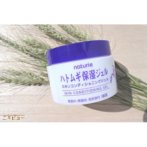 Gel Dưỡng Ẩm Da Hạt Ý Dĩ Naturie Hatomugi Nhật Bản 180g