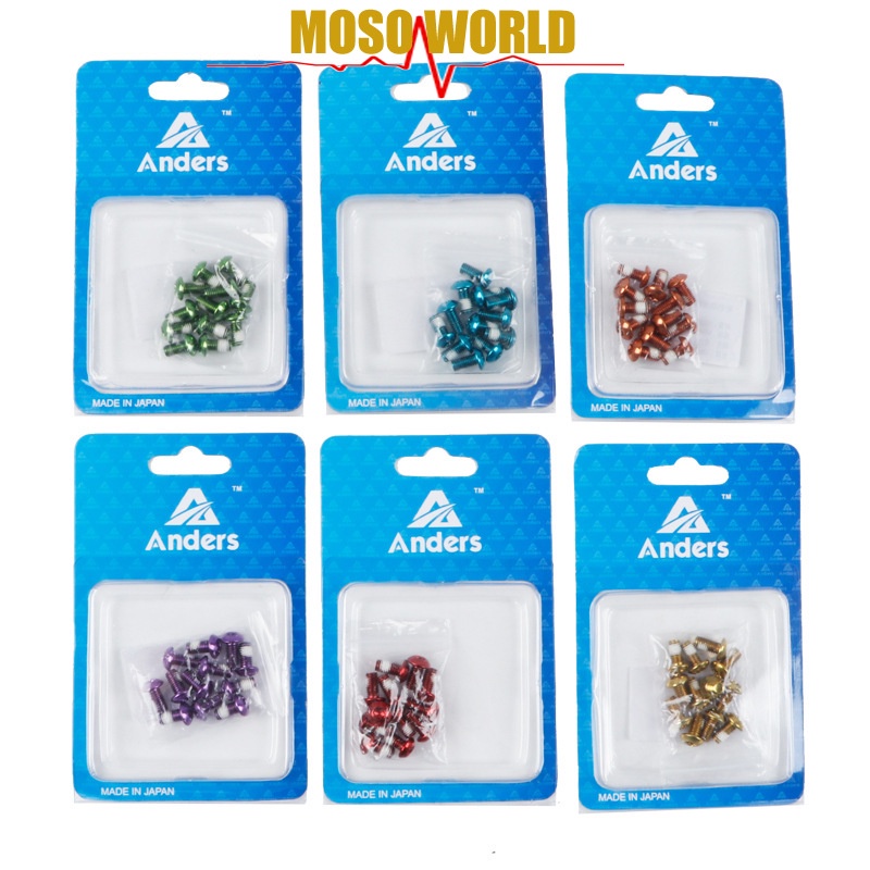Set 12 vít đĩa MOSOWORLD t25 m5*10mm cho đĩa phanh xe đạp mtb