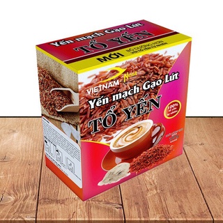 Bột yến mạch gạo lứt tổ yến (hộp 4 gói)