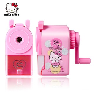Chuốt bút chì dạng tay quay hình hoạt hình Hello Kitty độc đáo dễ thương cho học sinh