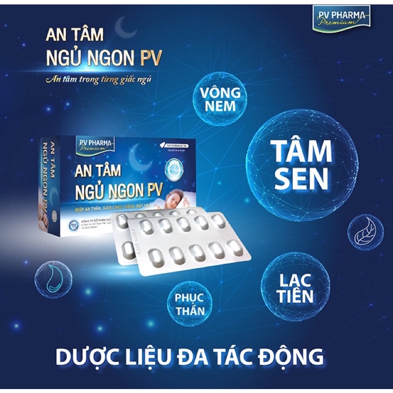 ✅ An Tâm Ngủ Ngon PV giúp an thần, giảm căng thẳng, mất ngủ