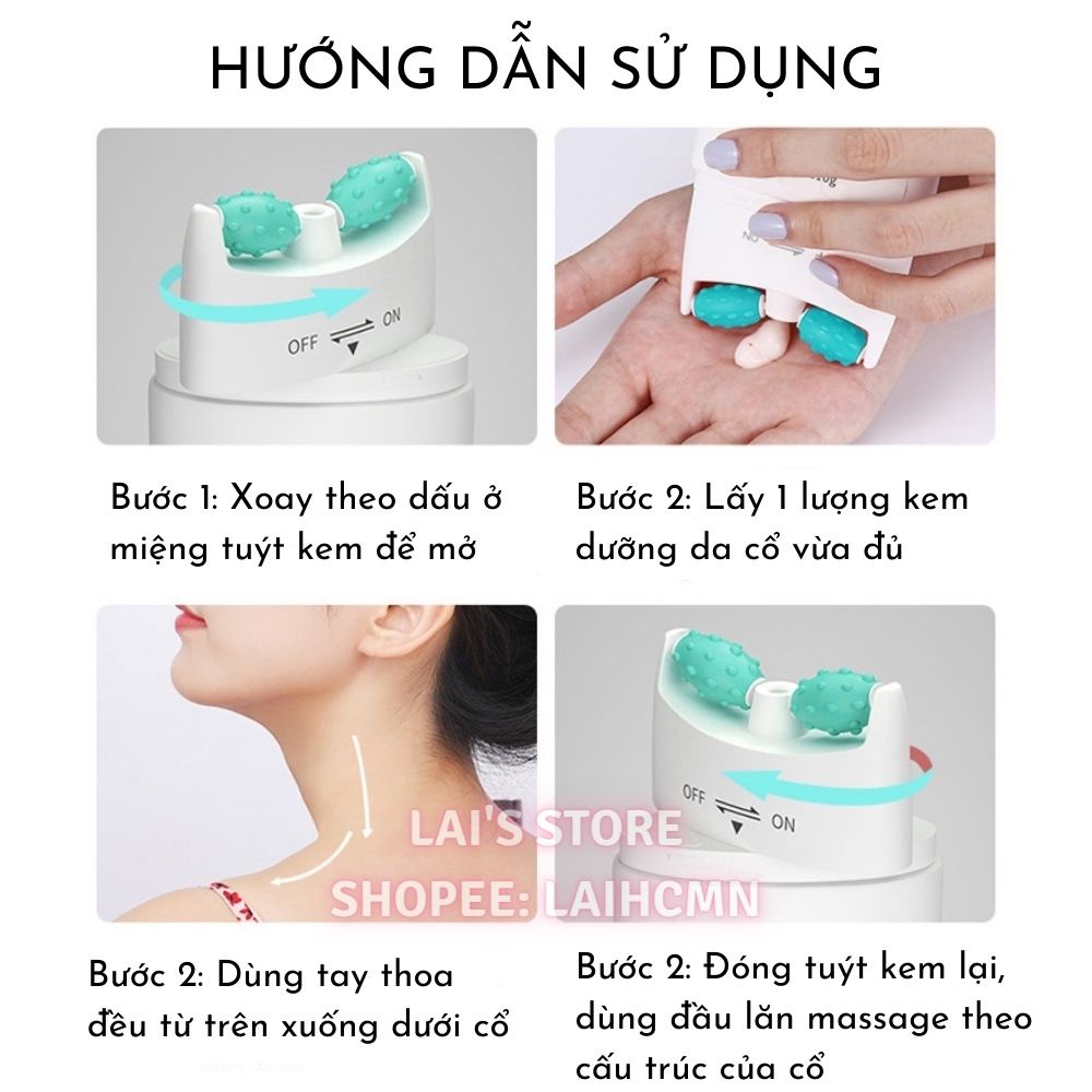 Kem Dưỡng Da Cổ 2 Trong 1 Venzen Chống Nếp Nhăn, Nâng Cơ, Săn Chắc Da, Dưỡng Ẩm, Chống Lão Hóa, Làm Sáng Da Vùng Cổ