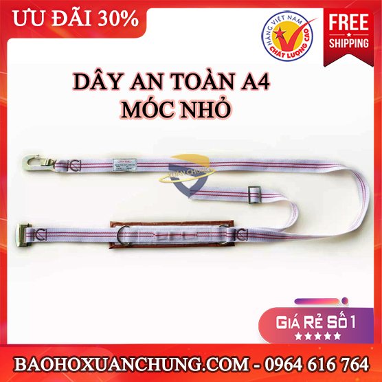 Dây an toàn móc nhỏ, móc to Đai an toàn A1,A2,A3,A4, đai lưng làm việc trên cao bảo hộ lao động
