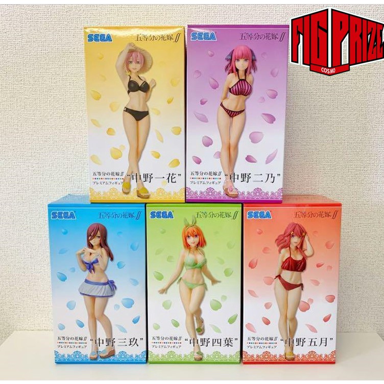 Mô hình Gotoubun no Hanayome Swimwear Version Set áo tắm - SEGA SPM