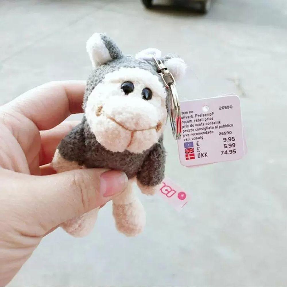 Móc Khóa Hình Cừu Nhồi Bông Đáng Yêu