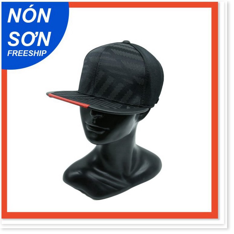 Mũ snapback hiphop nam nữ NÓN SƠN  MC210Đ-ĐN1