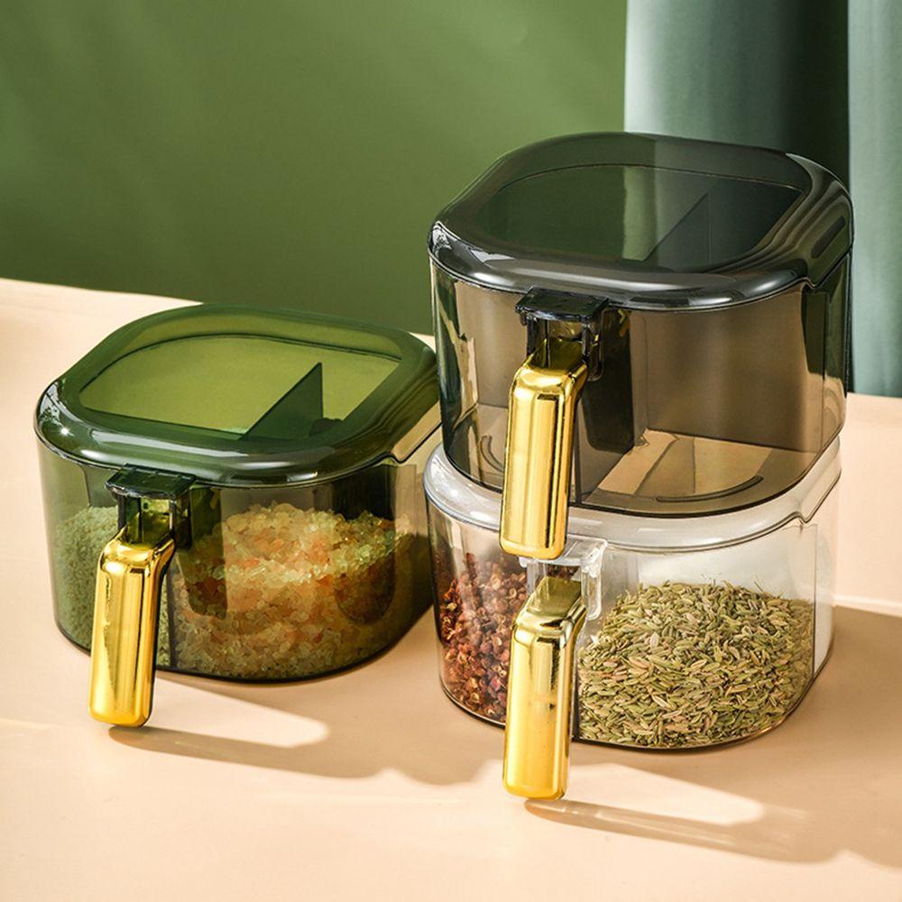 Hộp Đựng Gia Vị Kèm Muỗng Tiện Dụng Cho Tiệc BBQ