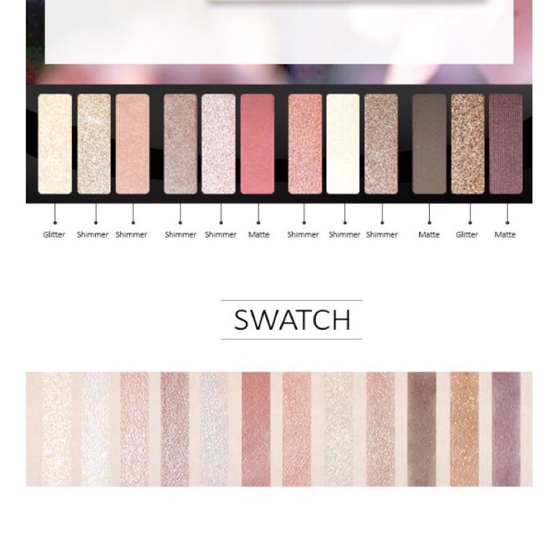 [Chính Hãng Mỹ] Bảng phấn mắt 12 màu City Color Barely Exposed 2 các tone ấm đẹp | BigBuy360 - bigbuy360.vn