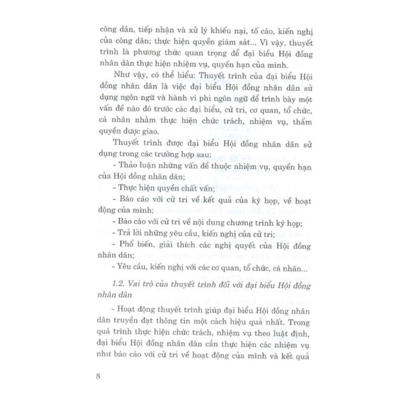 Sách - Kỹ năng cơ bản dành cho đại biểu Hội đồng nhân dân các cấp