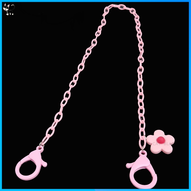 Dây Đeo Mắt Kính Chống Thất Lạc Bằng Acrylic Họa Tiết Hoa Dễ Thương