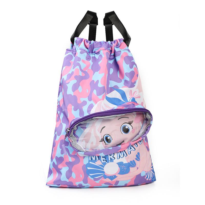 Túi Đựng Đồ Đi Bơi Chống Thấm Nước Họa Tiết Hoạt Hình Dễ Thương Cho Bé