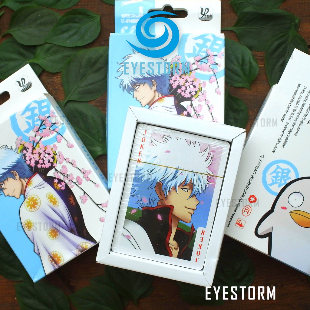 Bài tây anime Gintama, Linh Hồn Bạc, tú lơ khơ, manga - Poker YW - 54 lá