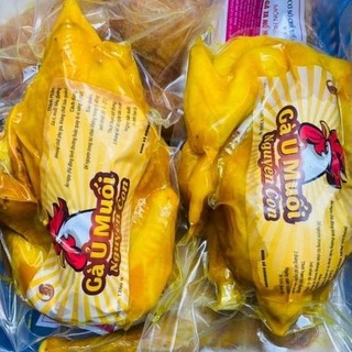 GÀ TA Ủ MUỐI NGUYÊN CON