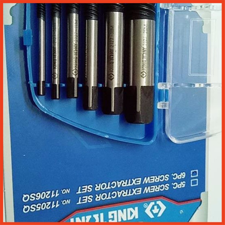 [GIẢM GIÁ SỐC] Bộ 6 mũi vít Kingtony tháo bulong, ốc vít bị gãy